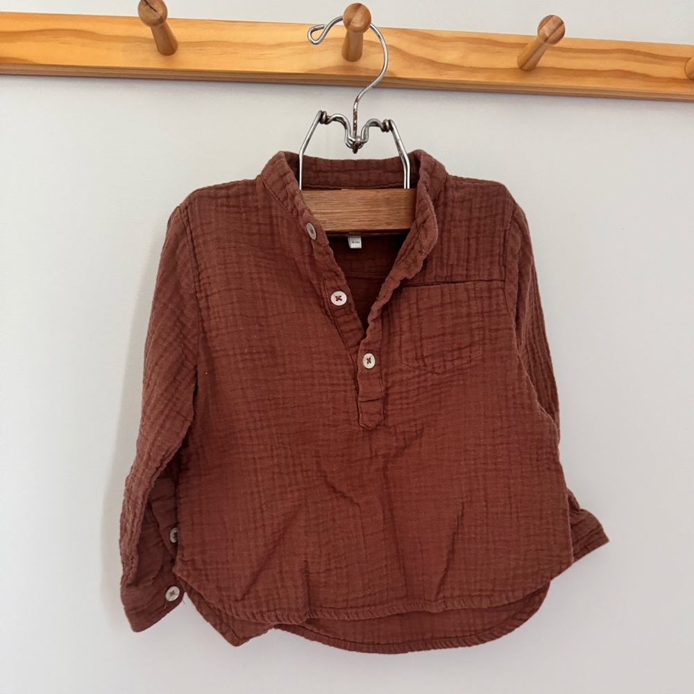 Rylee and cru gauze top